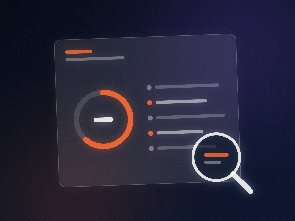 AI visibility audit report with a visibility score and gap checklist